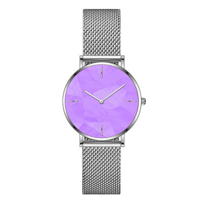 SS316L van het het Kwartsroestvrije staal van vrouwen Bestand het Horloge3atm Water