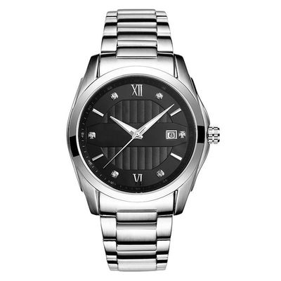 Riem de van bedrijfs automatische Mechanische Mensen van Diamond Studded Watch With Steel