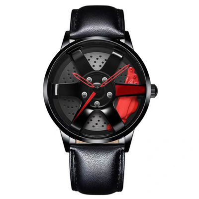 Van de de Legeringsriem van de rennende Mensen van het de Schijfhorloge van het Wielontwerp Holle het Kwartshorloge