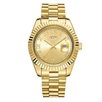 Van het het Roestvrije staalkwarts van mensen de Klassieke van het de Chronograafhorloge Hoge Nauwkeurigheid