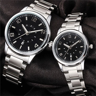 Van het van de Bedrijfs minnaarspolshorloges van het legeringskwarts het Kwarts Movt Chronograafhorloge