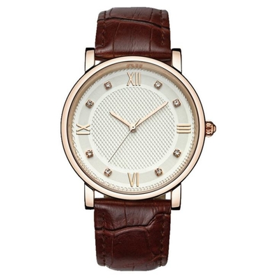 Het Horloge van het van bedrijfs manierdiamond dial couple watch genuine Kwartsanalogon