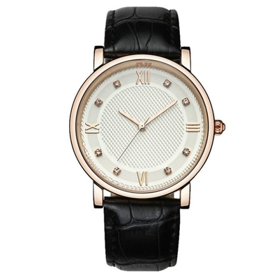 Het Horloge van het van bedrijfs manierdiamond dial couple watch genuine Kwartsanalogon