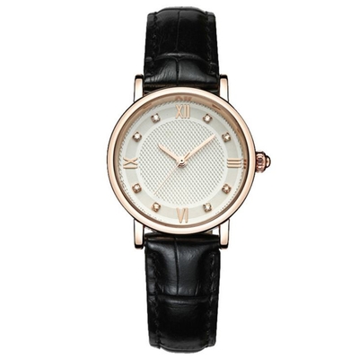 Het Horloge van het van bedrijfs manierdiamond dial couple watch genuine Kwartsanalogon
