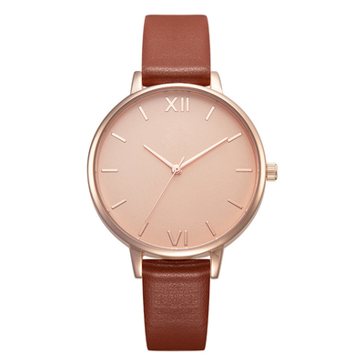 Marmerunscaled-Horloge 30m van het Vrouwenleer maakt 182mm Riem waterdicht
