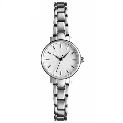 Zinklegering Echt Diamond Quartz Watch 8mm de Spiegel van het Riemglas