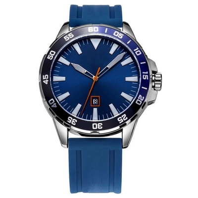 252mm van de de Sportmens van het Riemsilicone de Beweging van het het Horloge3atm Kwarts met Vatting