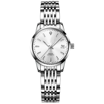 Het Geval van Diamond Watch Interchangeable Strap Alloy van mechanische Vrouwen