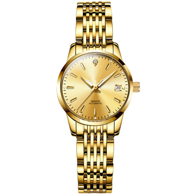 Het Geval van Diamond Watch Interchangeable Strap Alloy van mechanische Vrouwen