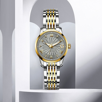Diamond Waterproof Woman Modern Sophisticate-Horloge Mechanische Zaken
