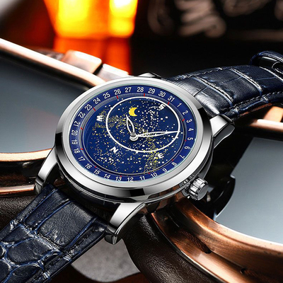 Mensen van het de Wijzerplaat Automatische Mechanische Horloge van mensen het Horloge van de Verlichte Lichtgevende
