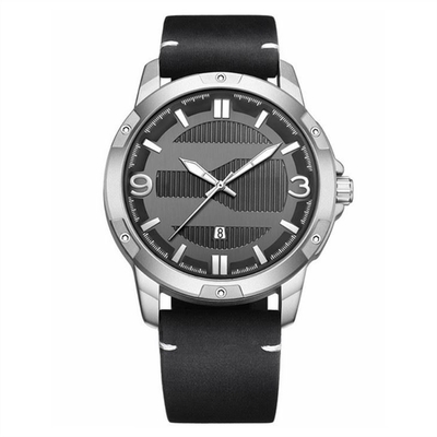 Van het de Legeringskwarts van het sportenleer van het Polshorlogeathleisure de Riem Lichtgevend Horloge