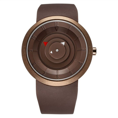 De Horloges van het de Sportenkwarts van het mensenleer personaliseerden Creatieve Eenvoudstudent Watch