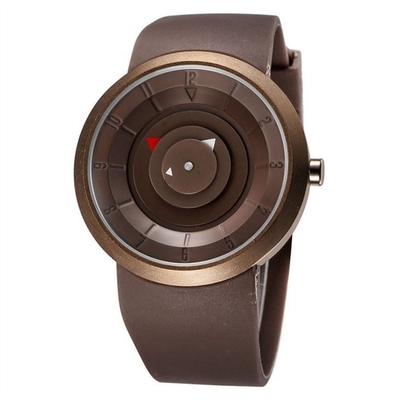 De Horloges van het de Sportenkwarts van het mensenleer personaliseerden Creatieve Eenvoudstudent Watch