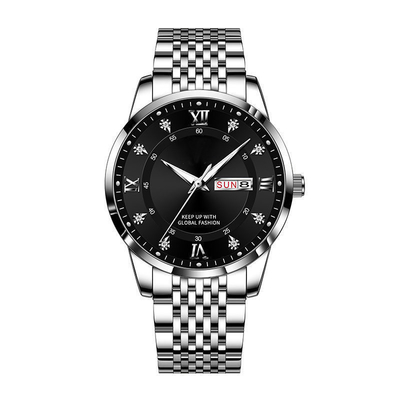 Seiko Movement Stainless Steel Chronograph-Waterdichte de Gesp van de Horlogevlinder