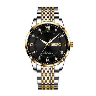 Seiko Movement Stainless Steel Chronograph-Waterdichte de Gesp van de Horlogevlinder