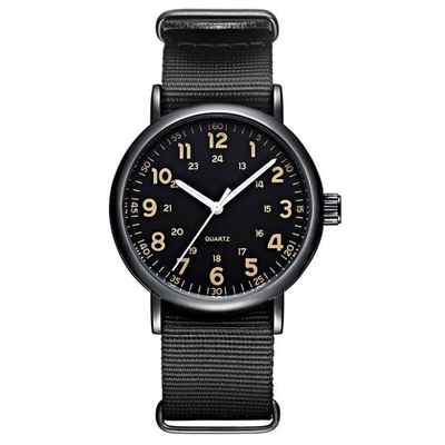 ODM van het de Chronograafhorloge van de Leerband van de het Leerriem Bruine het Roestvrije staalgesp