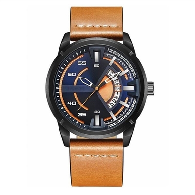 Het automatische Horloge van het Kalenderkwarts maakt 23cm het Horloge van de Chronograafkalender waterdicht