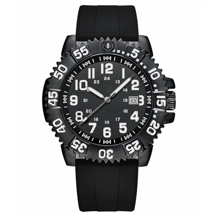 Van de de Sportchronograaf van de siliconeriem van het Horlogepin buckle men ' S het Digitale Horloge met Grote Aantallen