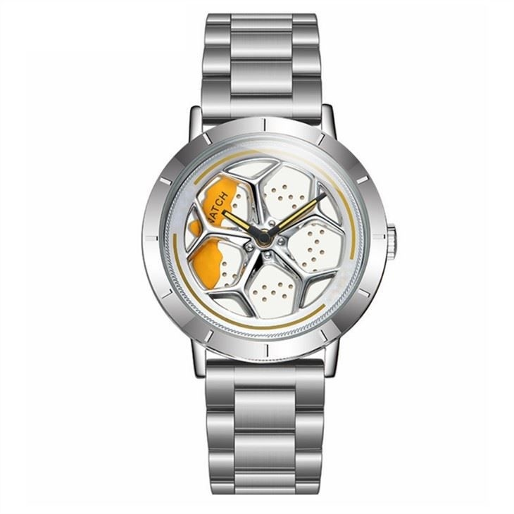 Scrollend Wijzerplaat Analoog-numeriek de Horloges van het de Luxeroestvrije staal van Sportenhorloge 310mm Mensen