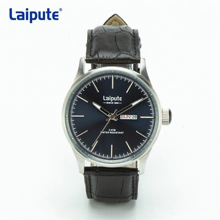Van de Chronograafhorloges van PantoneVerfhandelaars van de het Leerriem de Kalenderhorloge