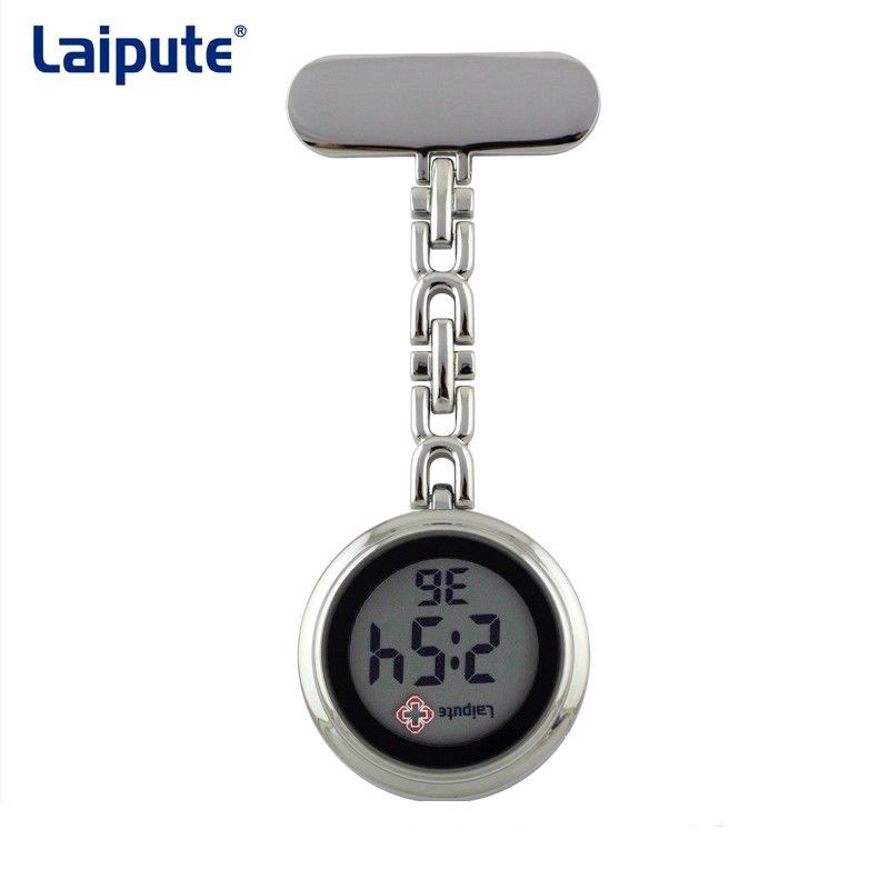 De organische Klem van Glasverpleegsters op Zakhorloge, Verpleegsters Digitaal Zakhorloge 9.5mm dik