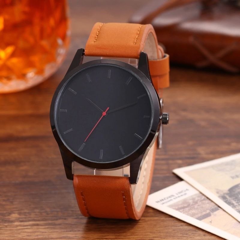 Gepersonaliseerde Horloges voor de Band52g Gewicht van het Mensenleer om Kroontype